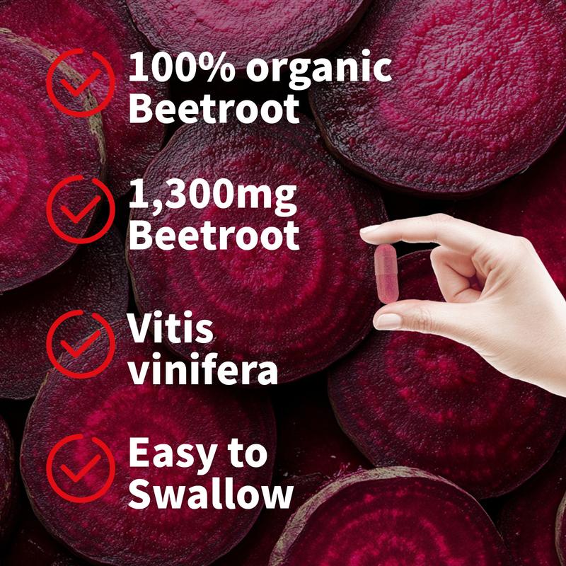 🏆Choice of 80% Tough Guys⏰beet root Vegan Quick Release Capsules-YTY5