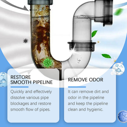🏆Flash Sale⚡50K+ SOLD!💥Powerful Pipe Dredging Agent for Kitchen and Toilet Pipelines-ZDQ8