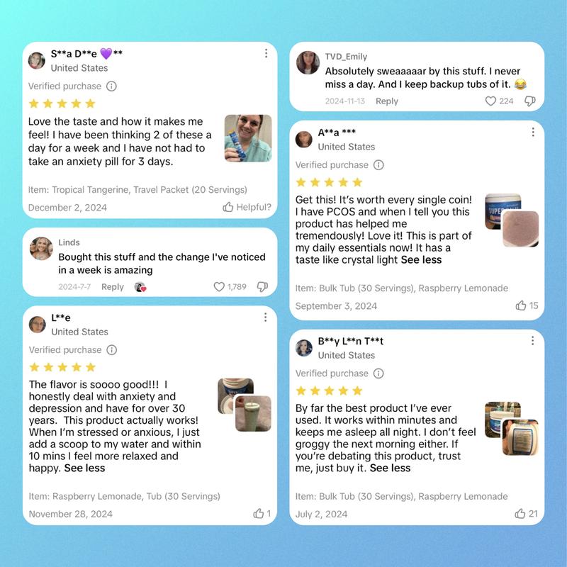 🏆#1 Best Seller ⏰50K+ SOLD! 💥Calming Drink Mix with KSM-66 Ashwagandha Vitamin D3 Magnesium-YTY5