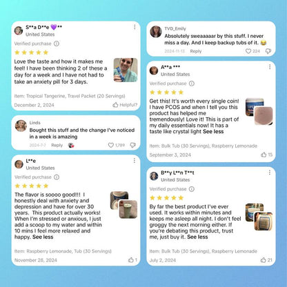 🏆#1 Best Seller ⏰50K+ SOLD! 💥Calming Drink Mix with KSM-66 Ashwagandha Vitamin D3 Magnesium-YTY5