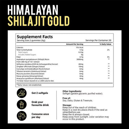 ⚡️🔥⚡Flash-Sale⚡⚡️50k-sold⚡⚡️Himalayan Shilajit Gummies-YTY5