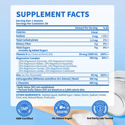 ⚡Flash Sale⚡100K+ SOLD!⚡14-in-1 Magnesium Complex Gummies-YTY5