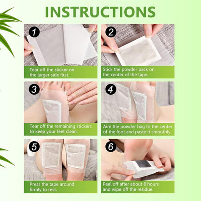 🏆New Year Picks⏰New & Improved Packaging💥Foot Detox Patches Pads-YTY5