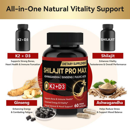 ⚡New Year's Picks ⚡️💥New & Improved Packaging💥Shilajit PRO MAX -YTY5