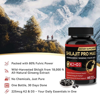 ⚡New Year's Picks ⚡️💥New & Improved Packaging💥Shilajit PRO MAX -YTY5