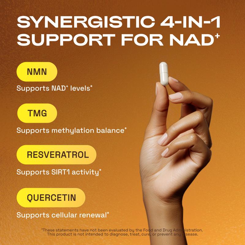 🏆Flash-Sale⏰New & Improved Packaging💥NAD+ Supplement – NMN -YTY5