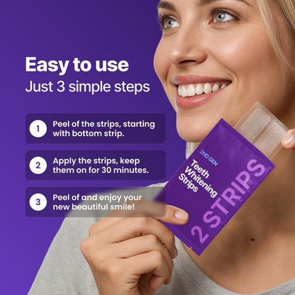 ⏰️Flash-Sale⚡130k-sold⚡Purple Teeth Whitening Strips-#YEP8
