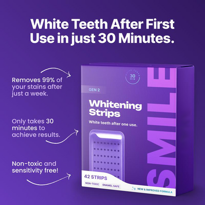 ⏰️Flash-Sale⚡130k-sold⚡Purple Teeth Whitening Strips-#YEP8