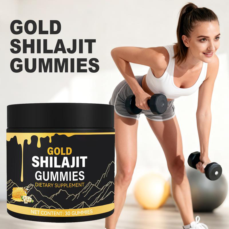 👑Flash-Sale⏰️New & Improved Packaging⚡️Gold Shilajit Gummies-INT