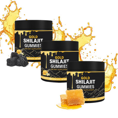 👑Flash-Sale⏰️New & Improved Packaging⚡️Gold Shilajit Gummies-INT