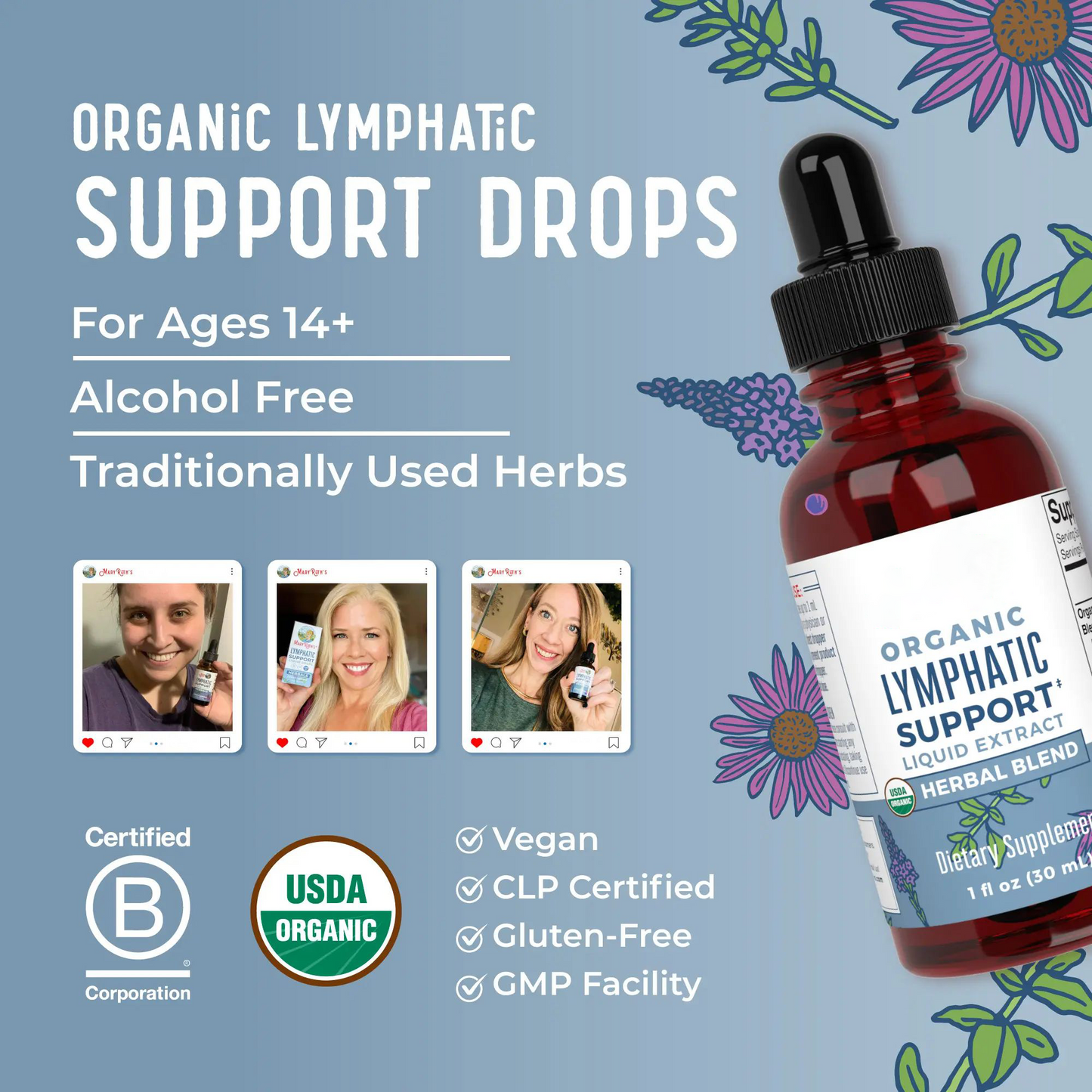 🏆Flash Sale⚡ 160K+ SOLD! 🏆- Lymphatic Support Herbal Blend Liquid Drops - YTY5