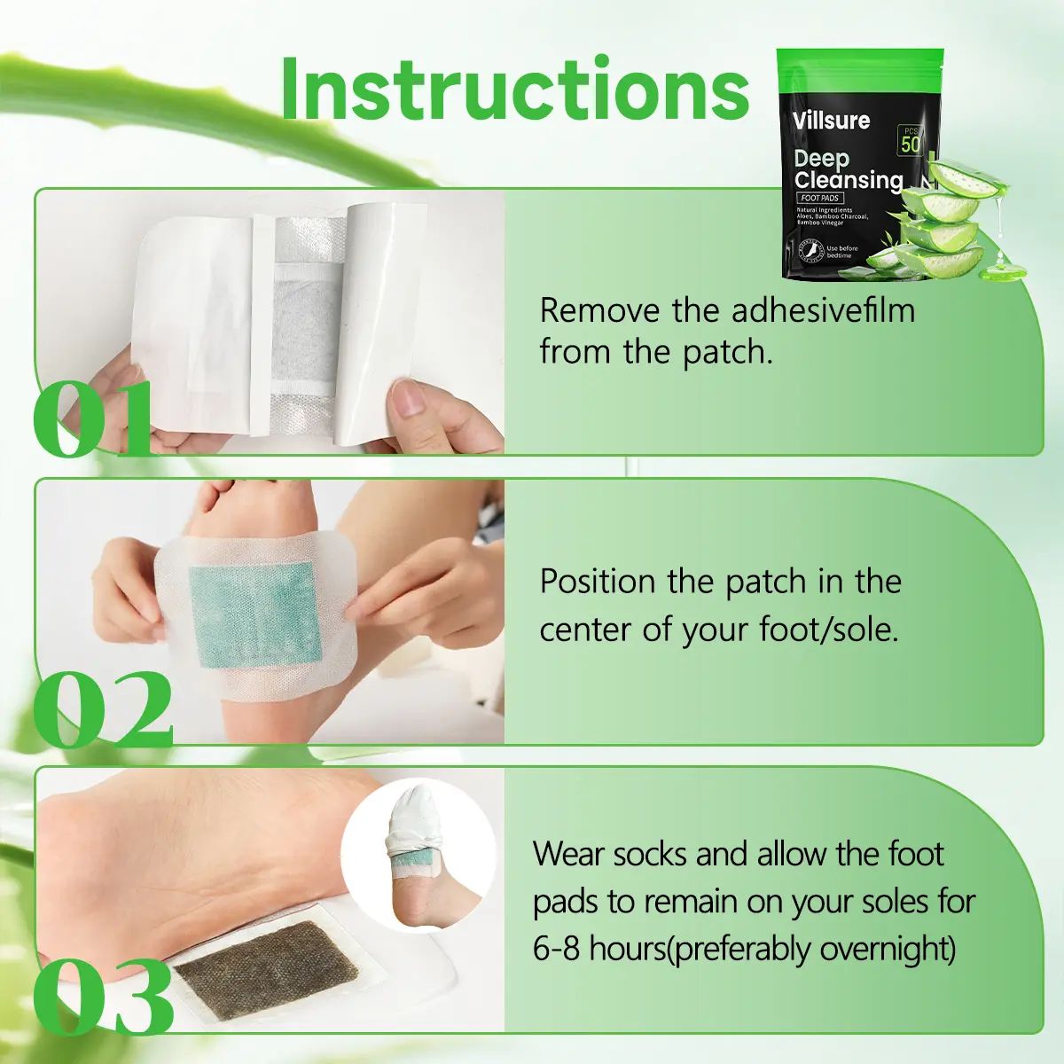 ⚡Crazy-Sale⚡60k-Sold⚡ Deep Cleansing Foot Pads Foot Care-ZDQ8