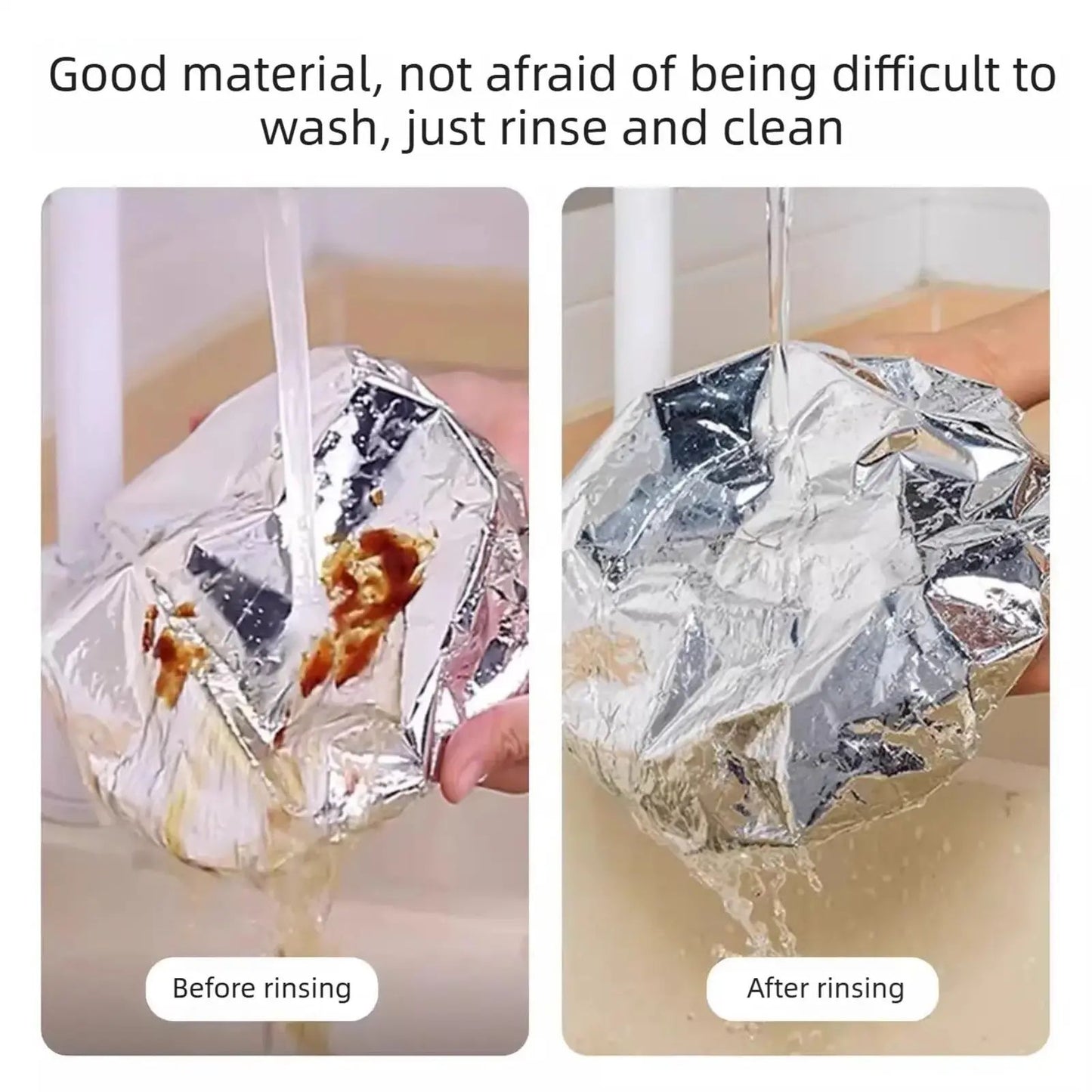⏰️Flash-Sale⚡Home dining table & food container🍊 aluminum foil heat-retaining cover⚡ -Best
