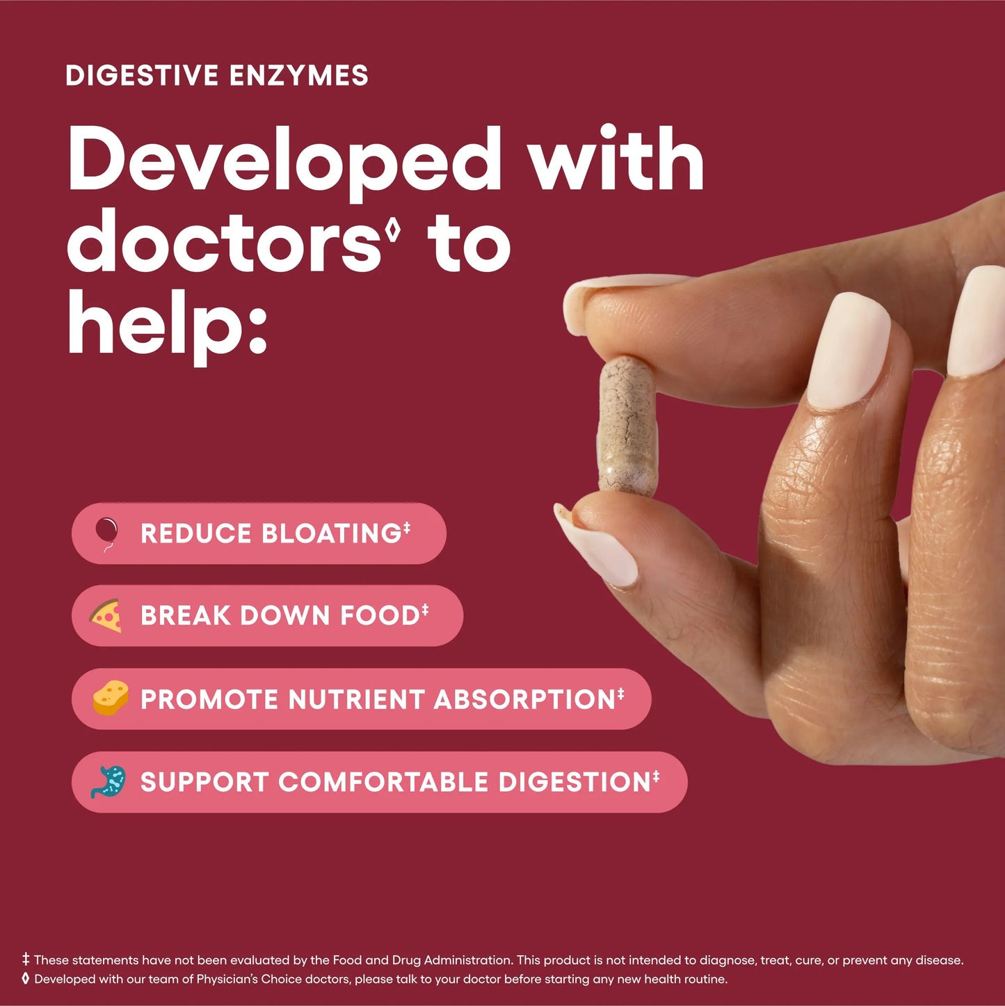 ⏰️Flash Sale⏰️Limited-Time Offer⏰️Physician's ChoiceDigestive Enzymes - Bloating &Mealtime Discomfort Supportwith Probiotics + Prebiotics forDigestion & Gut Health-YTY5