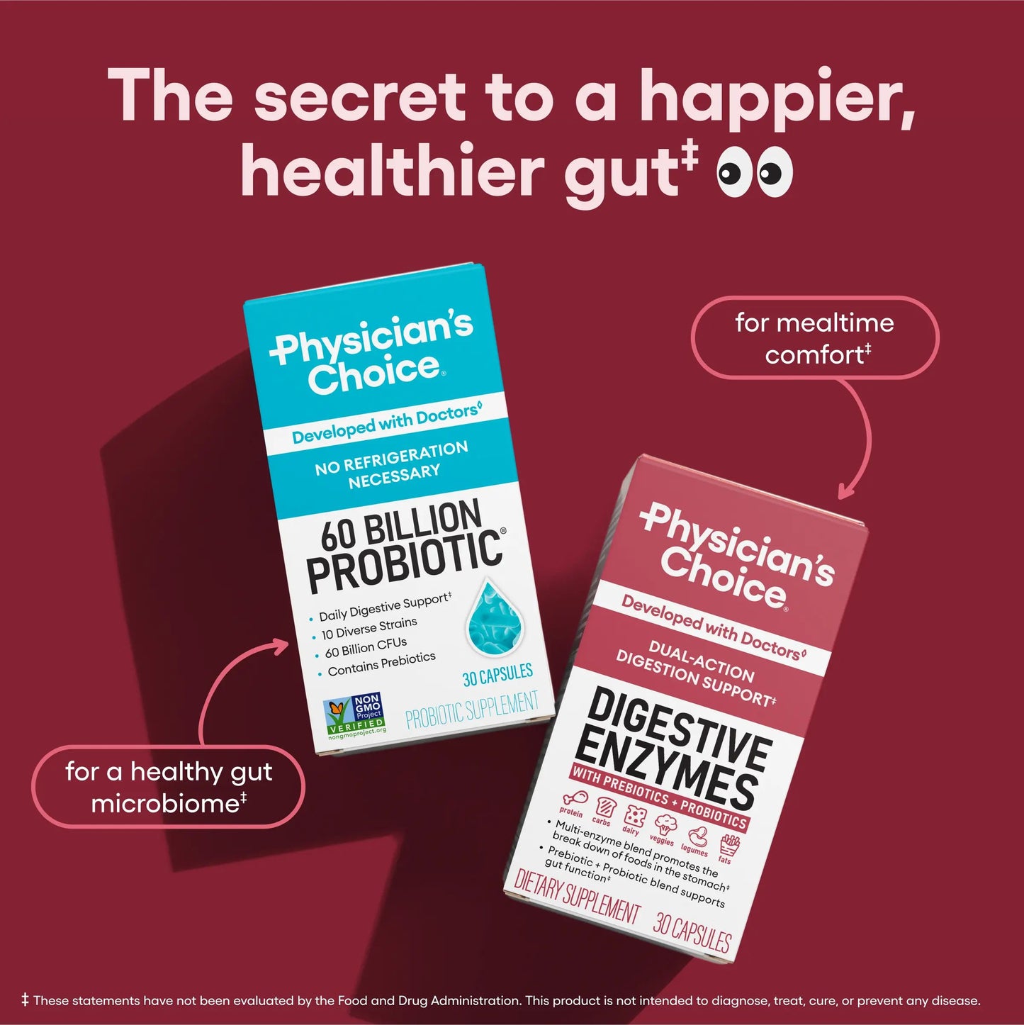 ⏰️Flash Sale⏰️Limited-Time Offer⏰️Physician's ChoiceDigestive Enzymes - Bloating &Mealtime Discomfort Supportwith Probiotics + Prebiotics forDigestion & Gut Health-YTY5