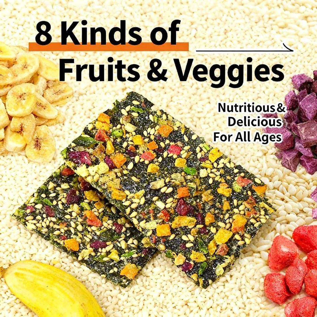 🌼Say goodbye to high-calorie guilt! 🥡🥝Natural Seaweed Veggie Crisps to Help You Achieve the Body You Love-ZDQ8