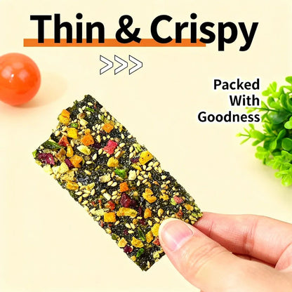 🌼Say goodbye to high-calorie guilt! 🥡🥝Natural Seaweed Veggie Crisps to Help You Achieve the Body You Love-ZDQ8
