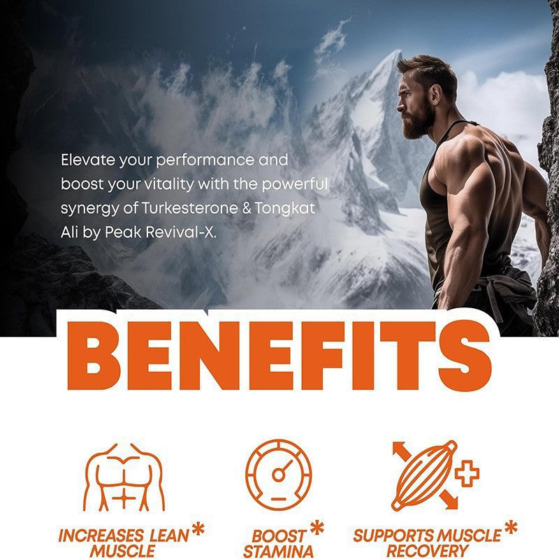 Turkesterone & Tongkat Ali Supplement 1000mg Per Serving - JSS6