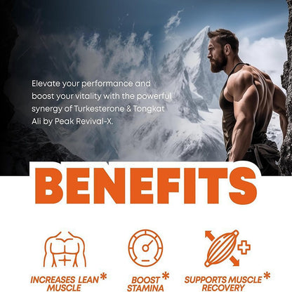 Turkesterone & Tongkat Ali Supplement 1000mg Per Serving - JSS6