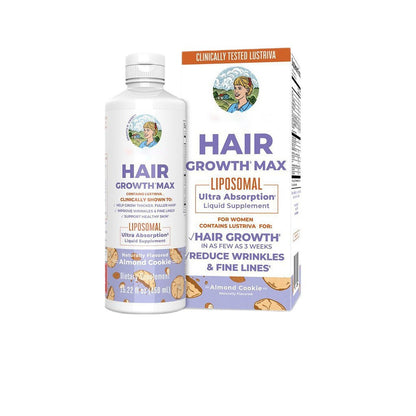 Hair Growth Max Liposomal - Lustriva + Biotin 10000mcg + Pumpkin Seed Oil - JSS6