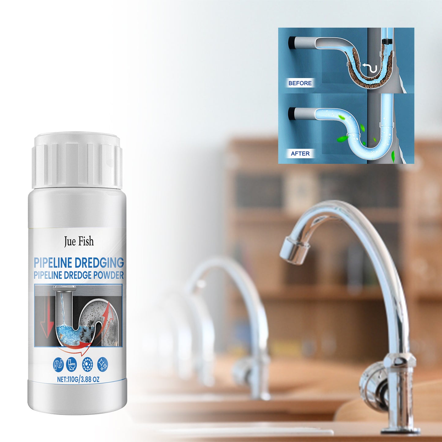 🏆Flash Sale⚡ 50K+ SOLD! 💥🏆Zelastra™ Drain Unclogger -W18