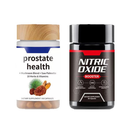 Ultimate Men's Health Bundle - Nitric Oxide Booster 60ct + Prostate Health Bundle - JSS6