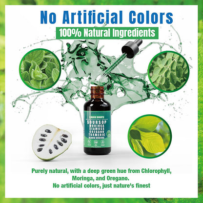 ⚡Flash sale ⏰80K+ SOLD! 💥Pure Soursop 10 in 1 Liquid Drops Extract -HHC8