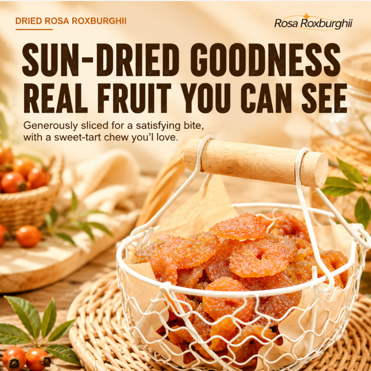 ❤️ Love Your Heart🍉🍉lLove Every Bite — Rosa Roxburghii Dried Fruit 🍊  Delicious Daily Support for Heart & Circulation Wellness-L6