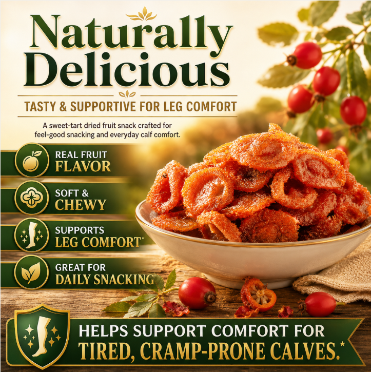 🧨🧨 Tired of Nighttime Leg Cramps? Try Rosa Roxburghii Dried Fruit 🍃 — Natural Support for muscle Comfort & Recovery-Q3