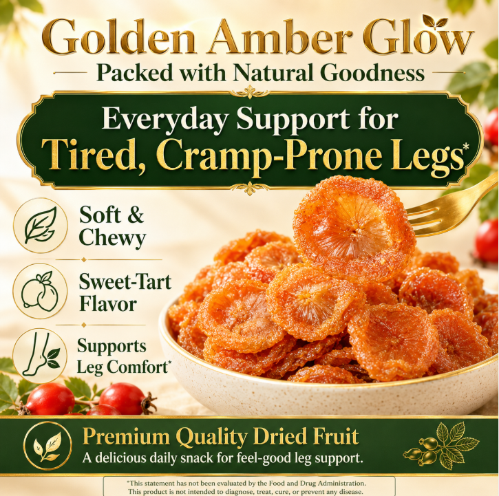 🧨🧨 Tired of Nighttime Leg Cramps? Try Rosa Roxburghii Dried Fruit 🍃 — Natural Support for muscle Comfort & Recovery-Q3