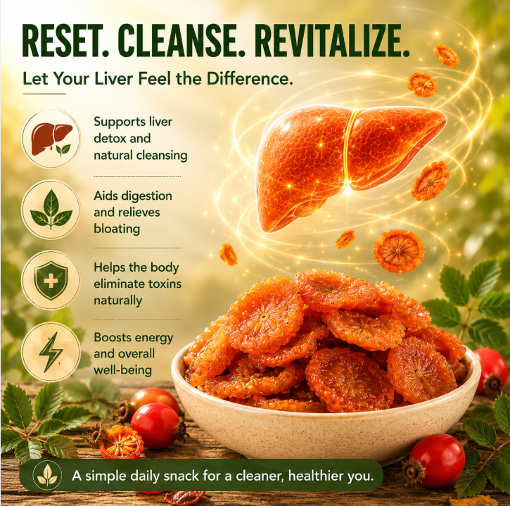 Cleanse🐦‍🔥🐦‍🔥 & Reset Naturally 🌿✨ Rosa Roxburghii Dried Slices for Liver Detox Support-L6
