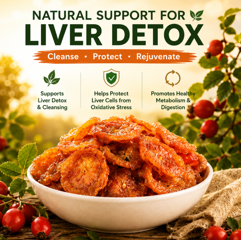 Cleanse🐦‍🔥🐦‍🔥 & Reset Naturally 🌿✨ Rosa Roxburghii Dried Slices for Liver Detox Support-L6