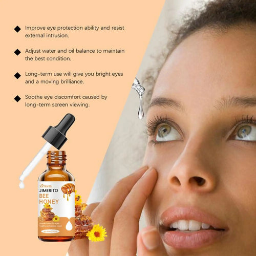 🏆Flash Sale⚡ 100K+ SOLD! 🏆Honey Eye Care Serum,Honey Eye Cleansing Serum, Daily Use Eye Care Product-886