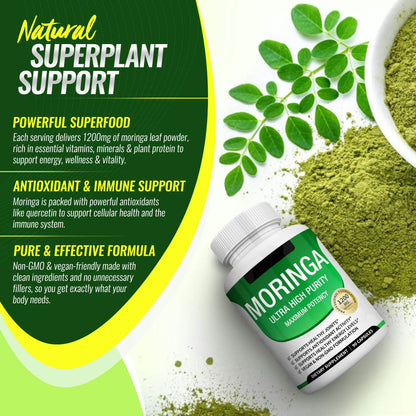 🏆Flash Sale⚡ 160K+ SOLD!✨Moringa Capsules-HZ