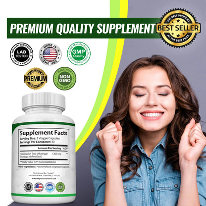 🏆Flash Sale⚡ 160K+ SOLD!✨Moringa Capsules-HZ