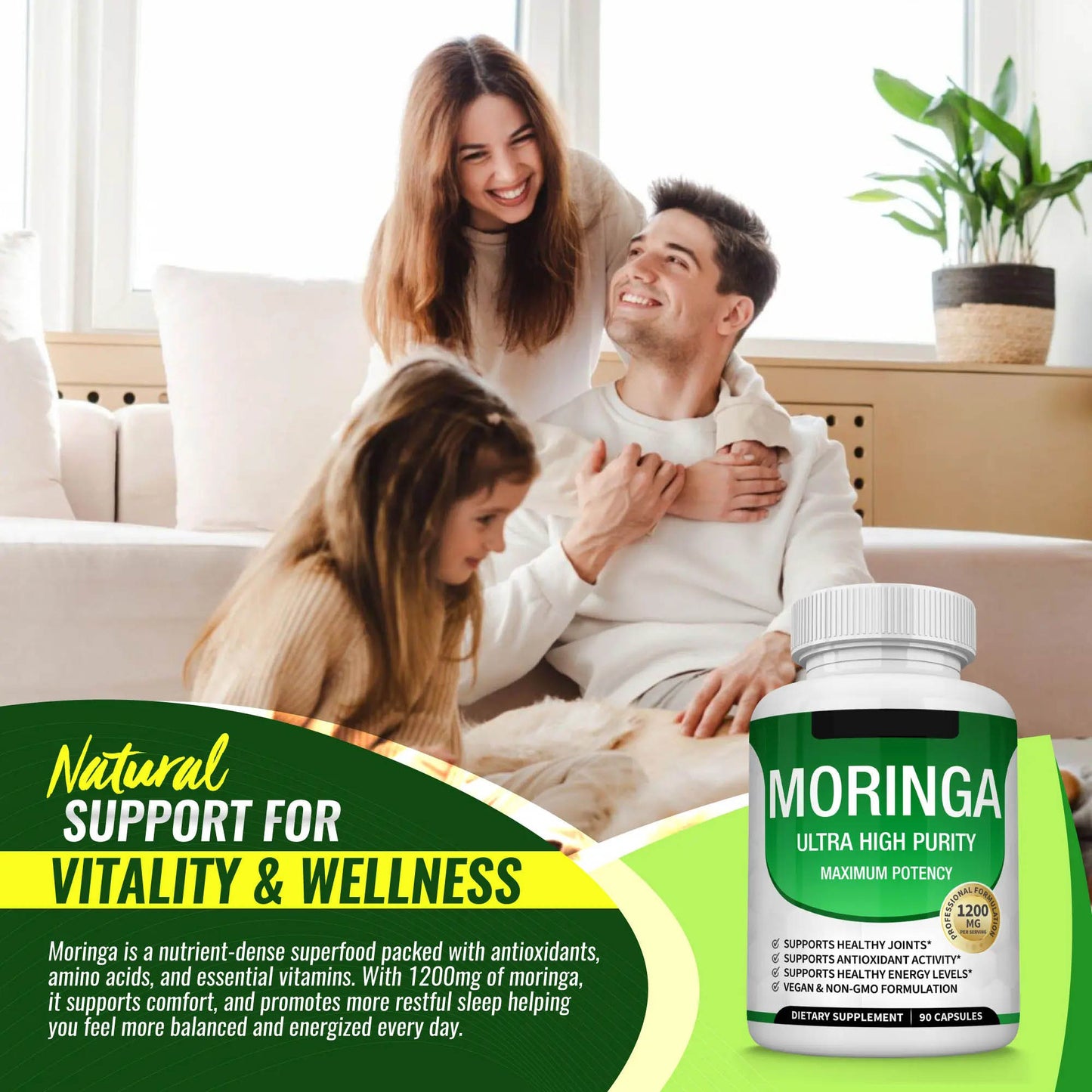 🏆Flash Sale⚡ 160K+ SOLD!✨Moringa Capsules-HZ