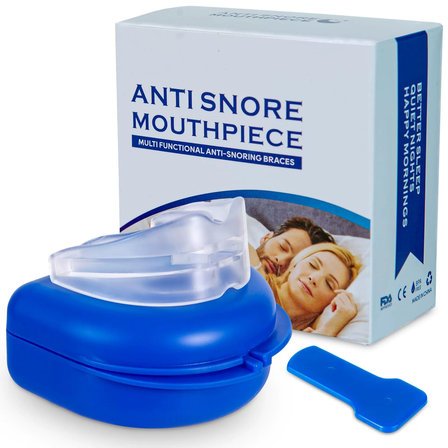 🏆Flash-Sale⏰160K+ SOLD! 💥Sleeping at night, anti-brashing, tongue-biting, anti-snoring, tooth protection artifact-A01