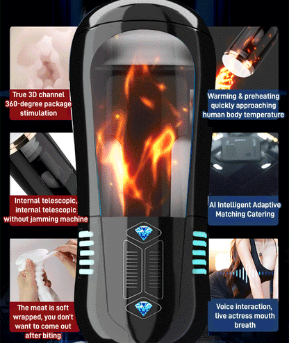 🎈【Discreet Shipping】YUNPSO™ Fully automatic retractable decompression cup, no need to hold it by hand-A01