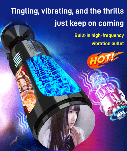 🎈【Discreet Shipping】YUNPSO™ Fully automatic retractable decompression cup, no need to hold it by hand-A01