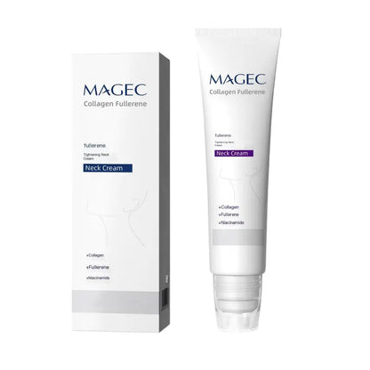 🔥LAST DAY 60% OFF-Collagen Fullerene Tightening Neck Cream-Reduces Wrinkles and Double Chin,Five Rollers for All Around Massage-ZDQ8
