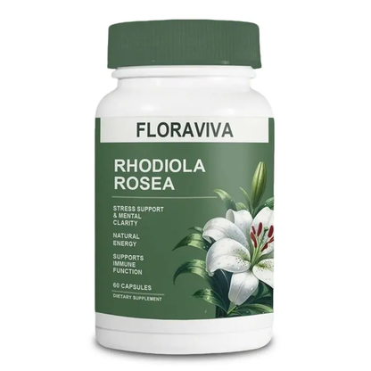 ⏰️Flash Sale⏰️Limited-Time Offer⏰️Floraviva Rhodiola Rosea Capsules 500mg - Natural Adaptogen Supplement for Stress Support, Mental Focus & Energy-886