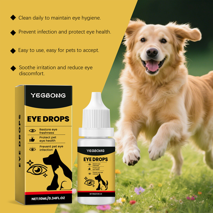 🏆Crazy-Sale🏆 160K+ SOLD!✨PET Dog Eye Drops（Upgraded Version）, Eye Drops for Dogs&Cats,  Soothe Dry Eyes Pink Eyes-886