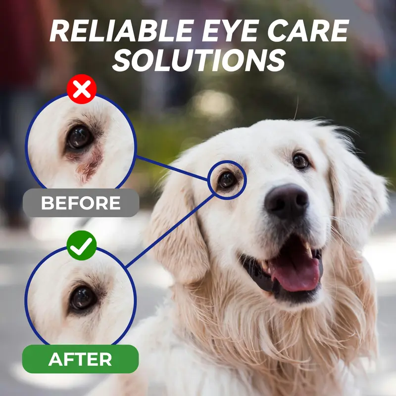 🏆Crazy-Sale🏆 160K+ SOLD!✨PET Dog Eye Drops（Upgraded Version）, Eye Drops for Dogs&Cats,  Soothe Dry Eyes Pink Eyes-886