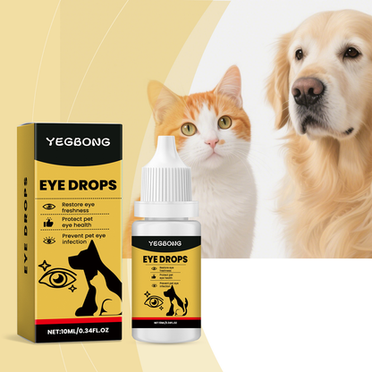 🏆Crazy-Sale🏆 160K+ SOLD!✨PET Dog Eye Drops（Upgraded Version）, Eye Drops for Dogs&Cats,  Soothe Dry Eyes Pink Eyes-886