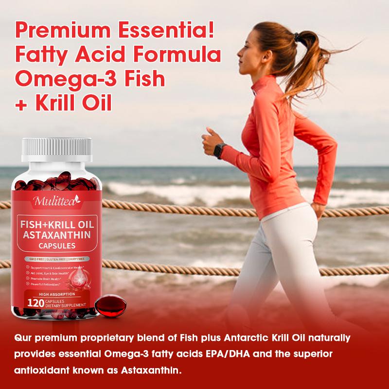 ⚡Flash-Sale⚡50k-sold⚡  Antarctic Krill Oil Pill - Astaxanthin Capsule - Omega-3 EPA, DHA-A01