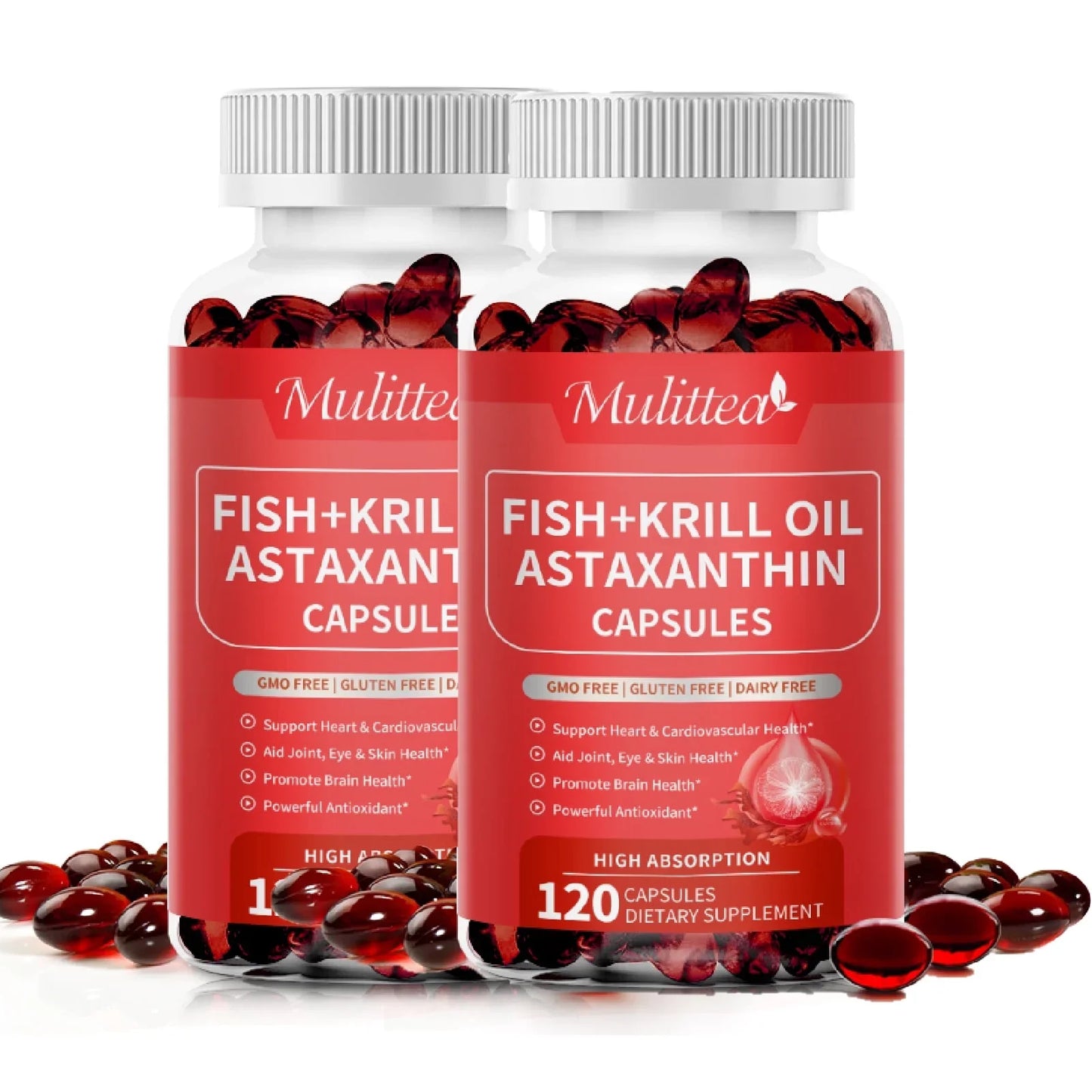⚡Flash-Sale⚡50k-sold⚡  Antarctic Krill Oil Pill - Astaxanthin Capsule - Omega-3 EPA, DHA-A01