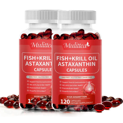 ⚡Flash-Sale⚡50k-sold⚡  Antarctic Krill Oil Pill - Astaxanthin Capsule - Omega-3 EPA, DHA-A01