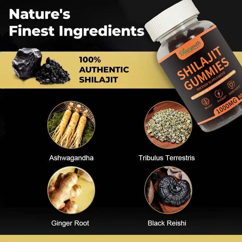 ⚡Flash-Sale⚡100k-sold⚡Shilajit for Men | Natural Testosterone, Energy & Bedroom Performance Support-A01