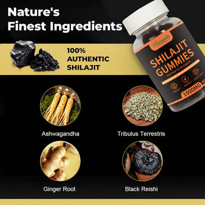 ⚡Flash-Sale⚡100k-sold⚡Shilajit for Men | Natural Testosterone, Energy & Bedroom Performance Support-A01